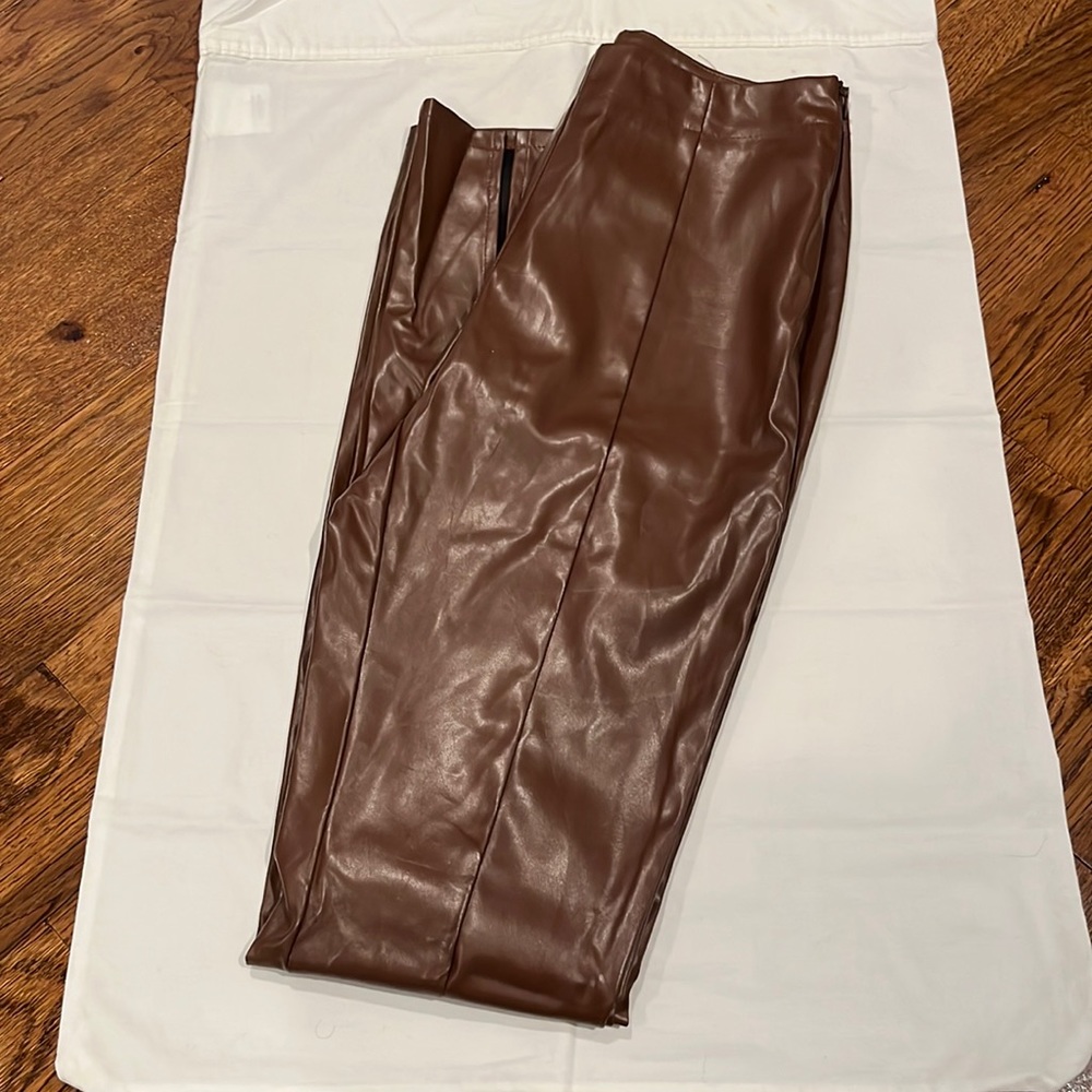 Brown Leather Pants